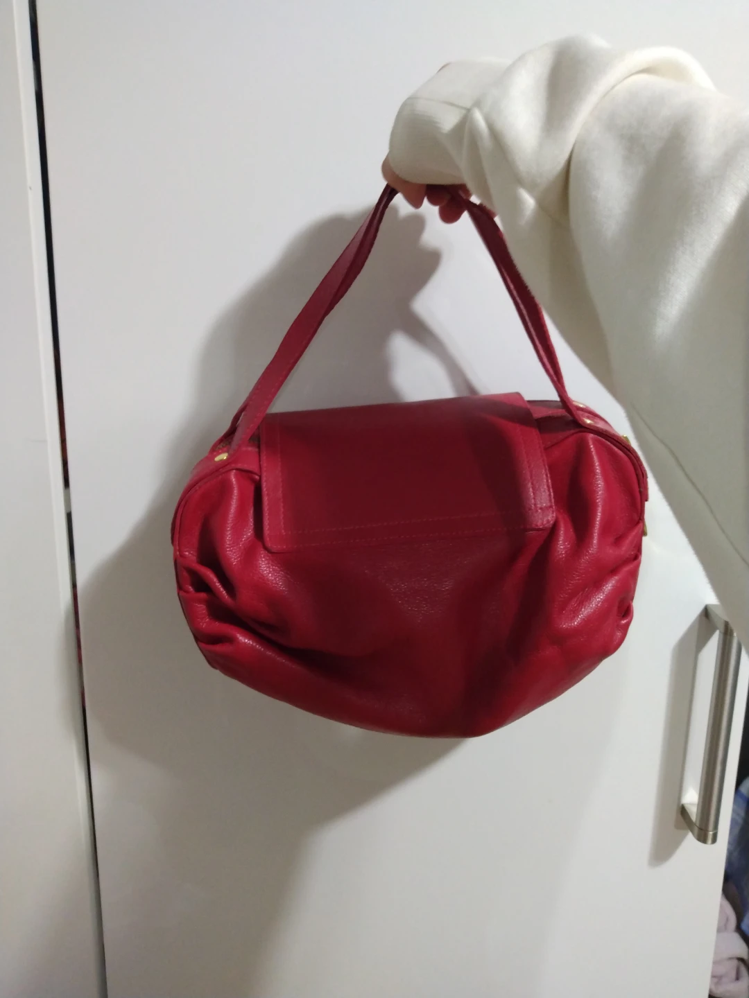 Red Leather Handbag - photo 2