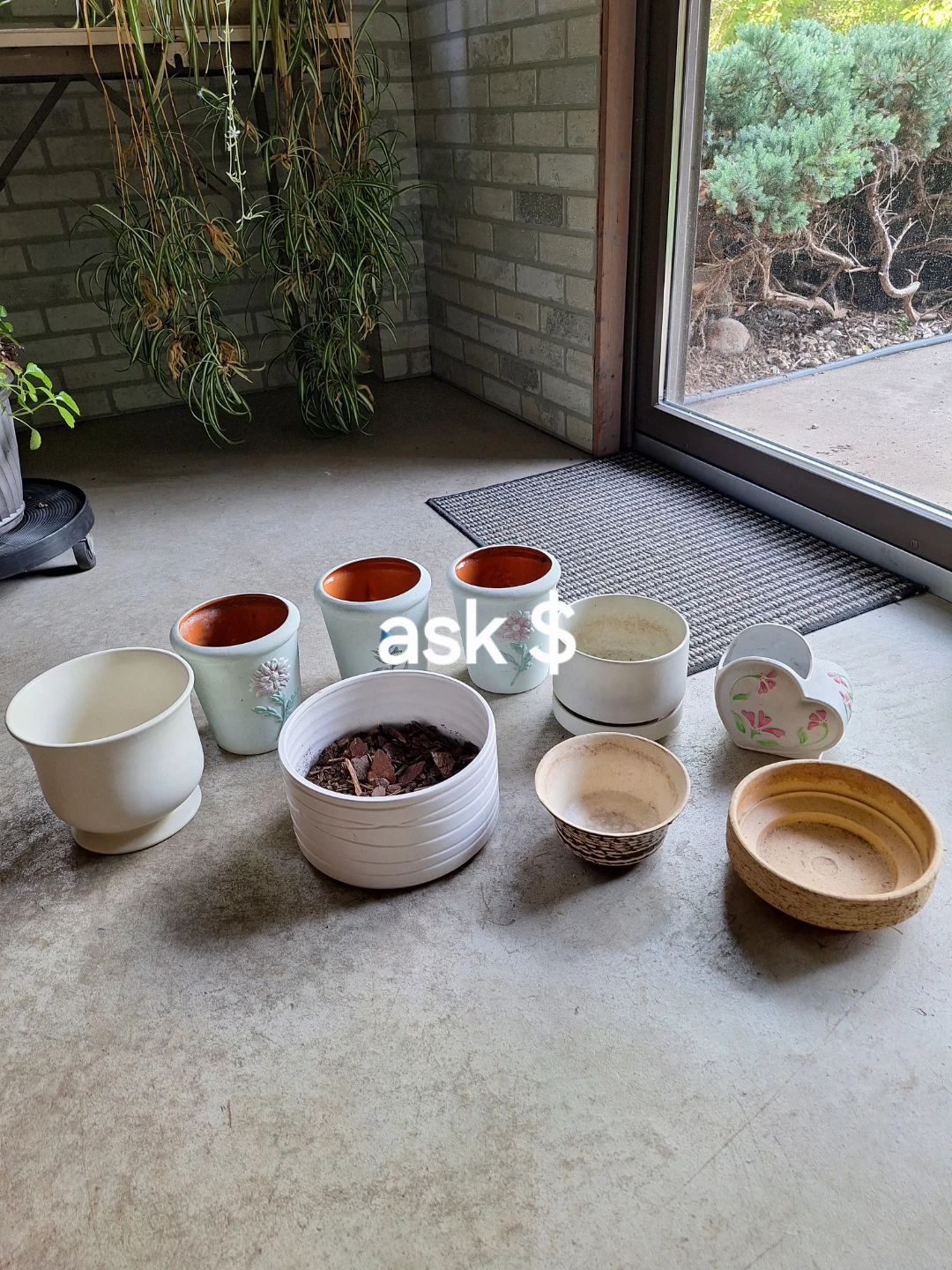 Assorted Ceramic and Terracotta Flower Pots