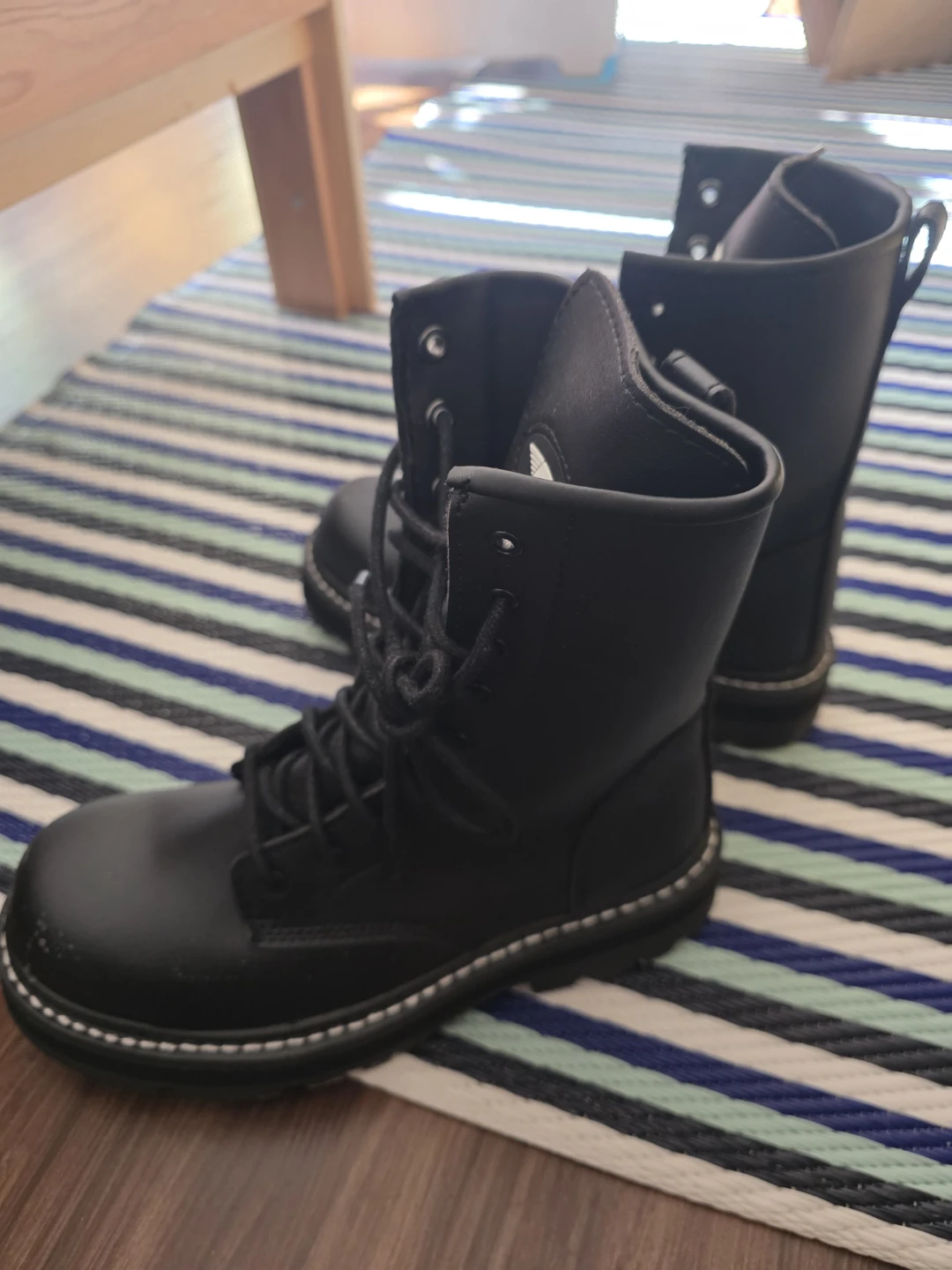Avenger Black Leather Work Boots - photo 2