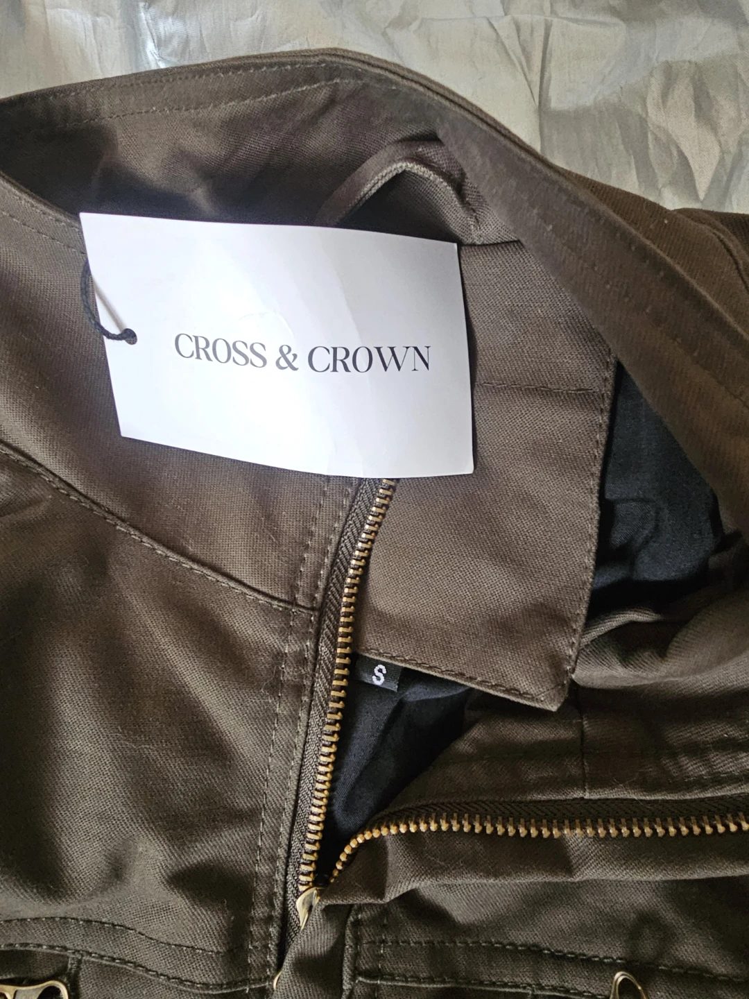 Cross & Crown Men's dark green Jacket - Size S and M - photo 3