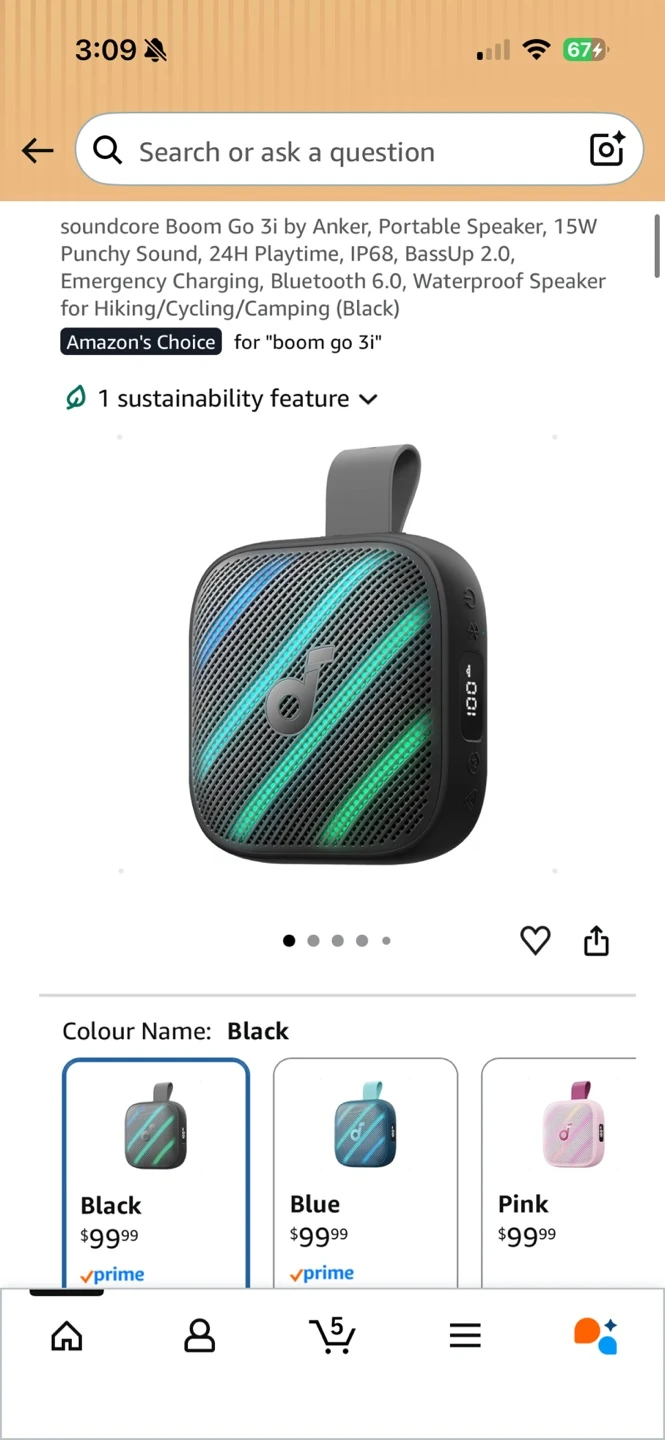 [NEW] Soundcore Boom Go 3i Portable Bluetooth Speaker - photo 2