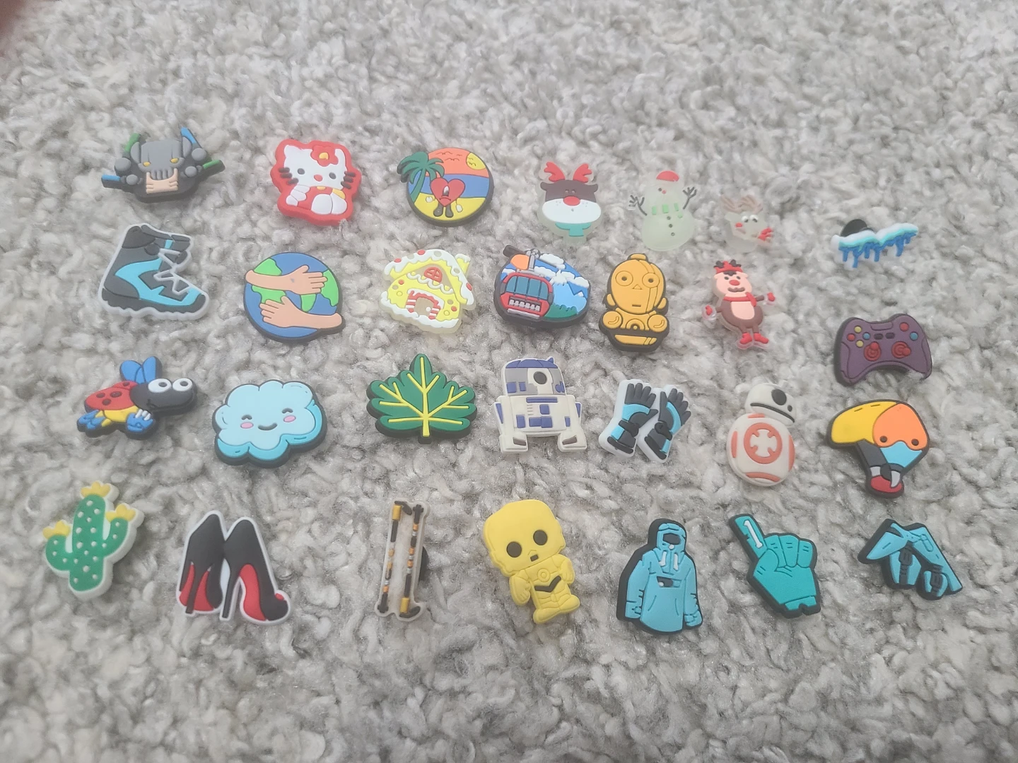 Assorted Shoe Charms