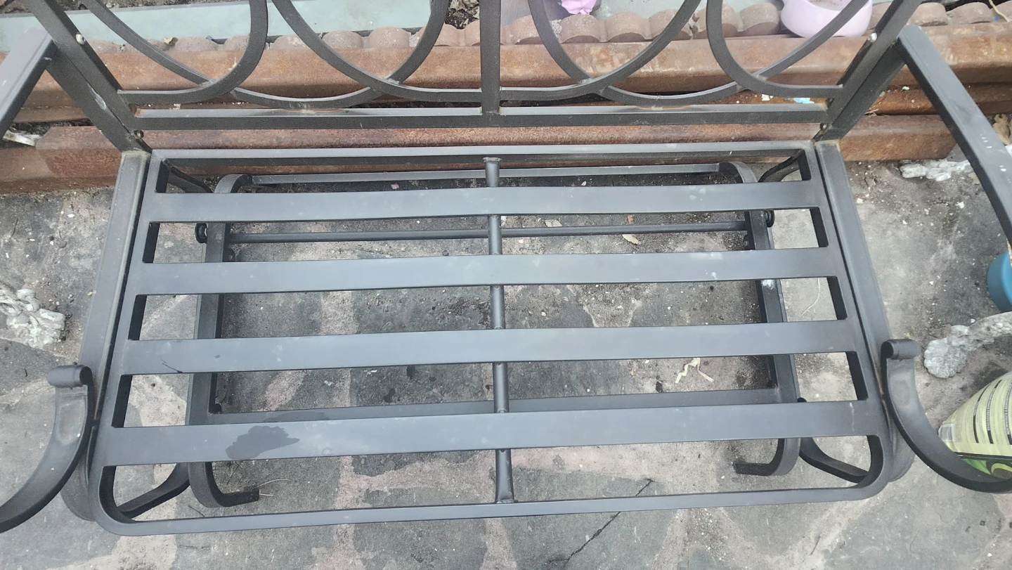 Metal Outdoor Bench - photo 3