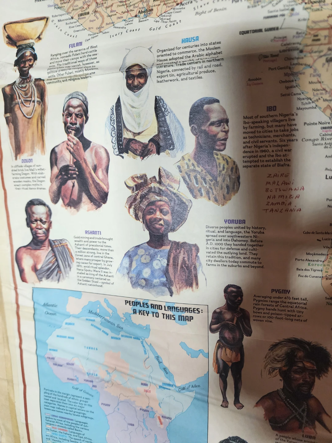National Geographic Peoples of Africa Map - photo 4