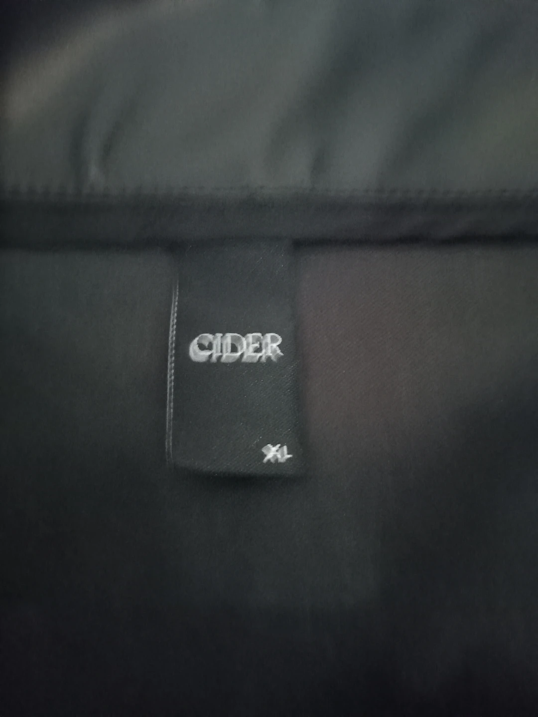 Cider Black Faux Leather Ruched Asymmetrical Midi Skirt XL - photo 2