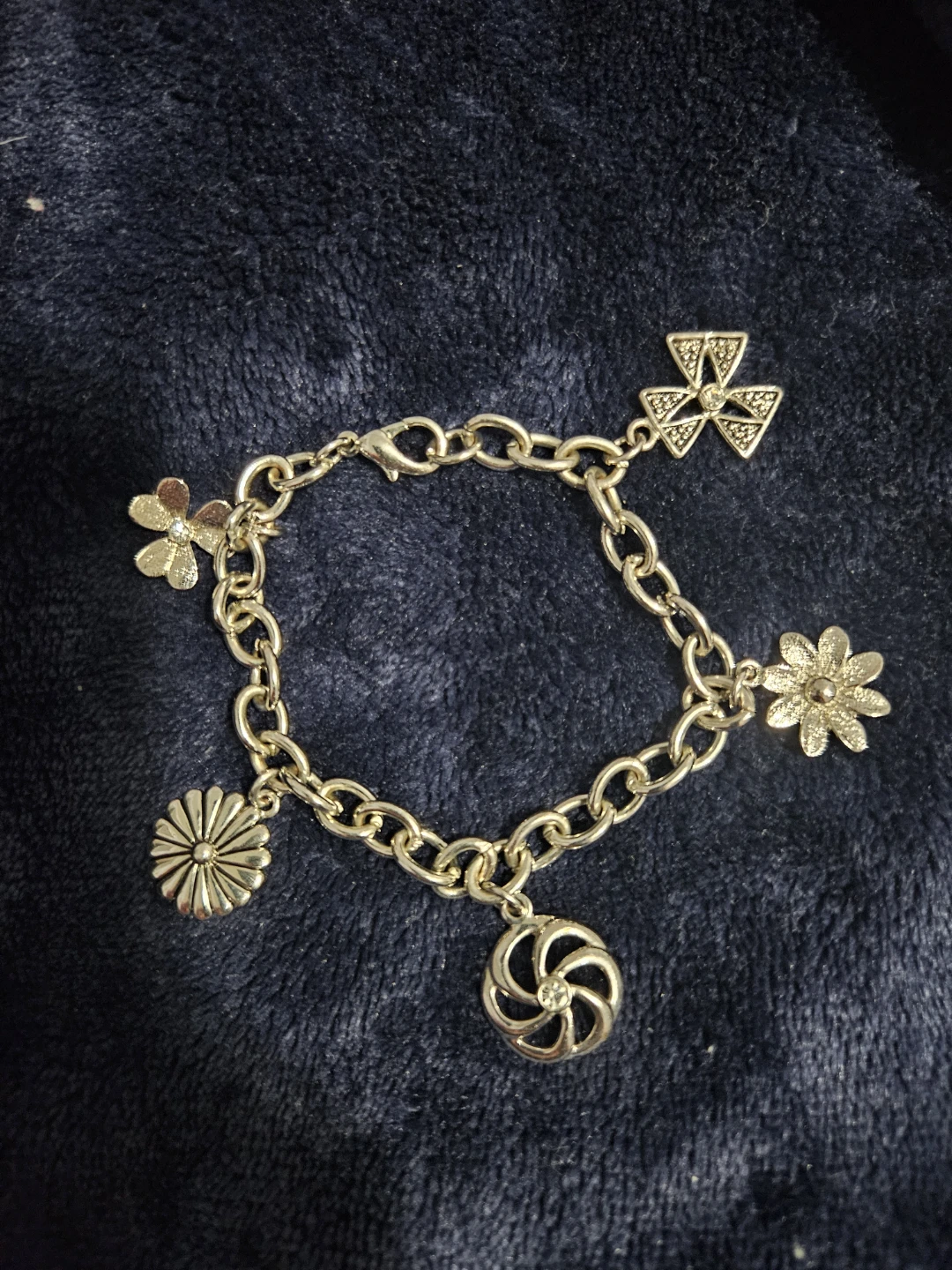 Silver-tone Charm Bracelet