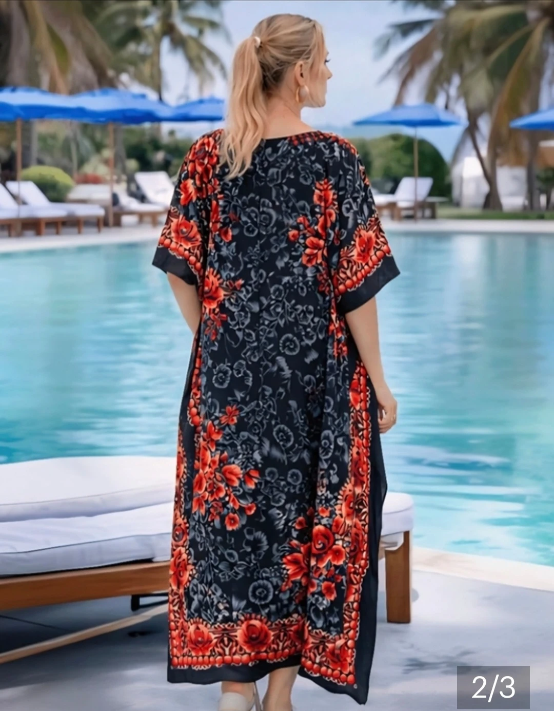 Miss Lavish Women's Kaftan Maxi Dress Different Prints - photo 2