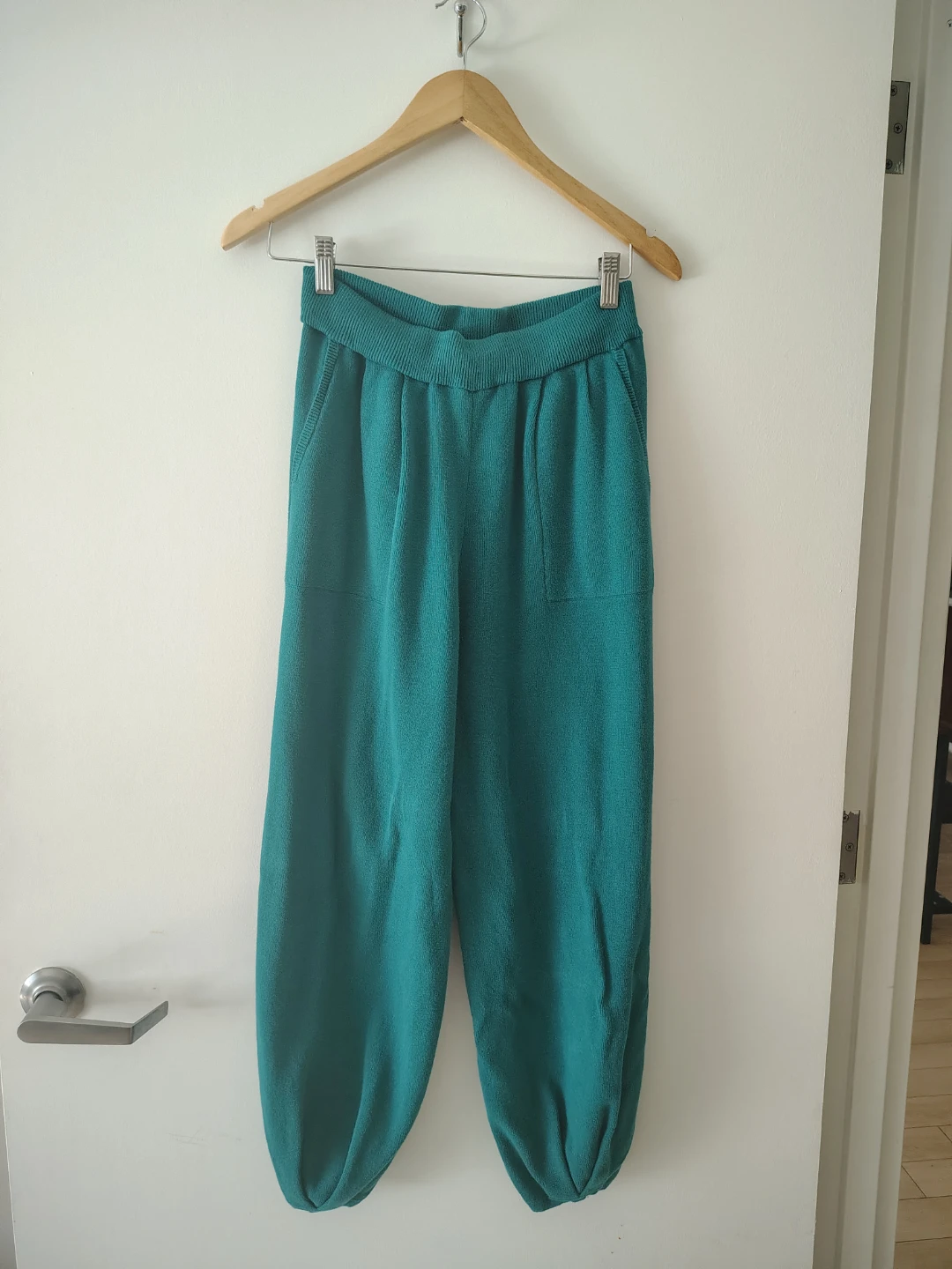 80s Style Green Sweatpants