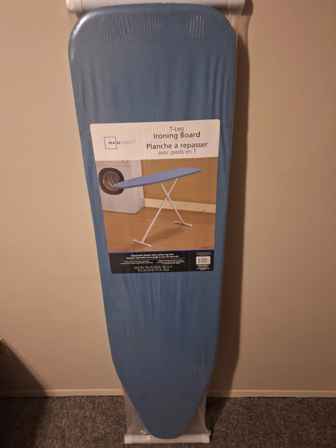 Proctor Silex Iron & Mainstays T-Leg Ironing Board