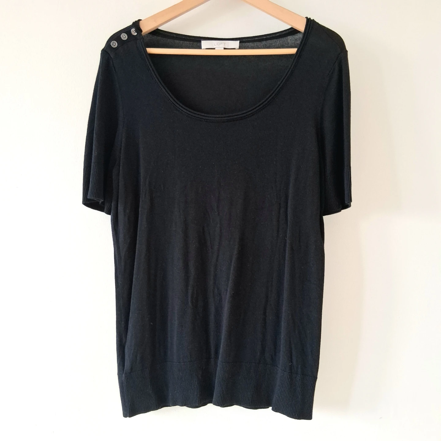 LOFT Knitted Top, Women Sz XL
