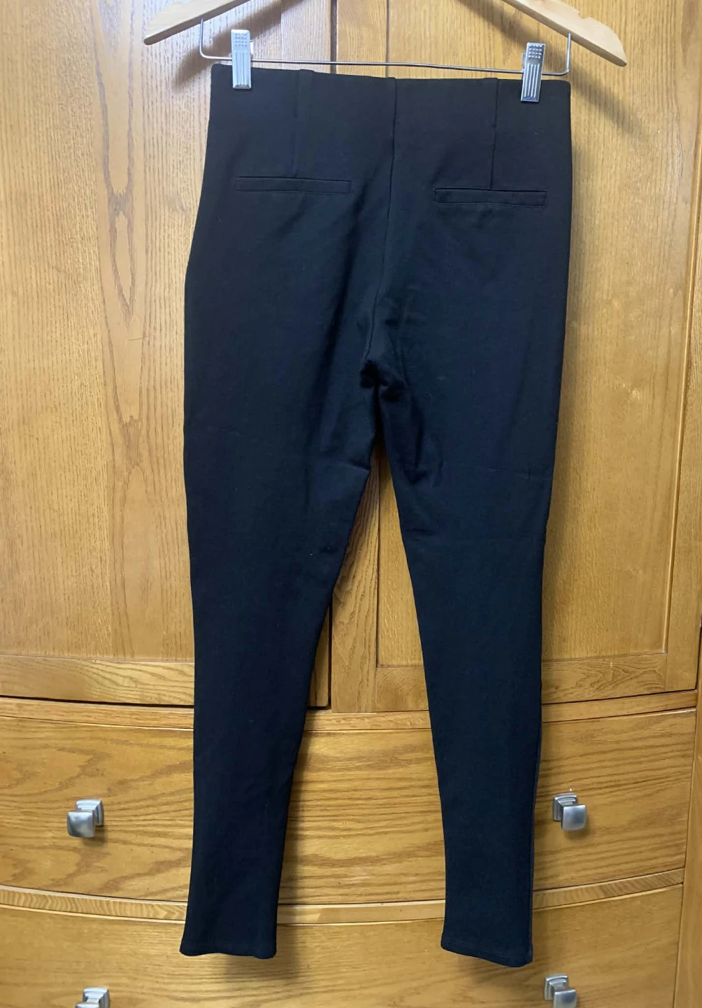 DVAMITE Black Faux Leather Panel Pants - P/S - photo 3