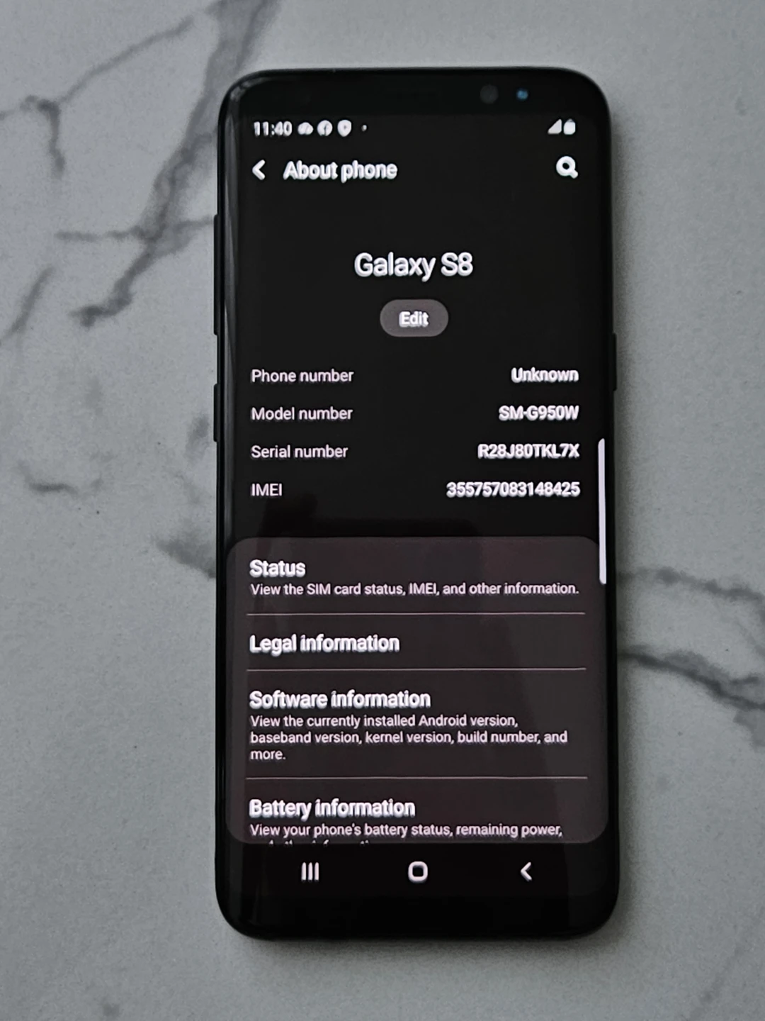 Samsung Galaxy S8 - 64GB - Black - photo 4