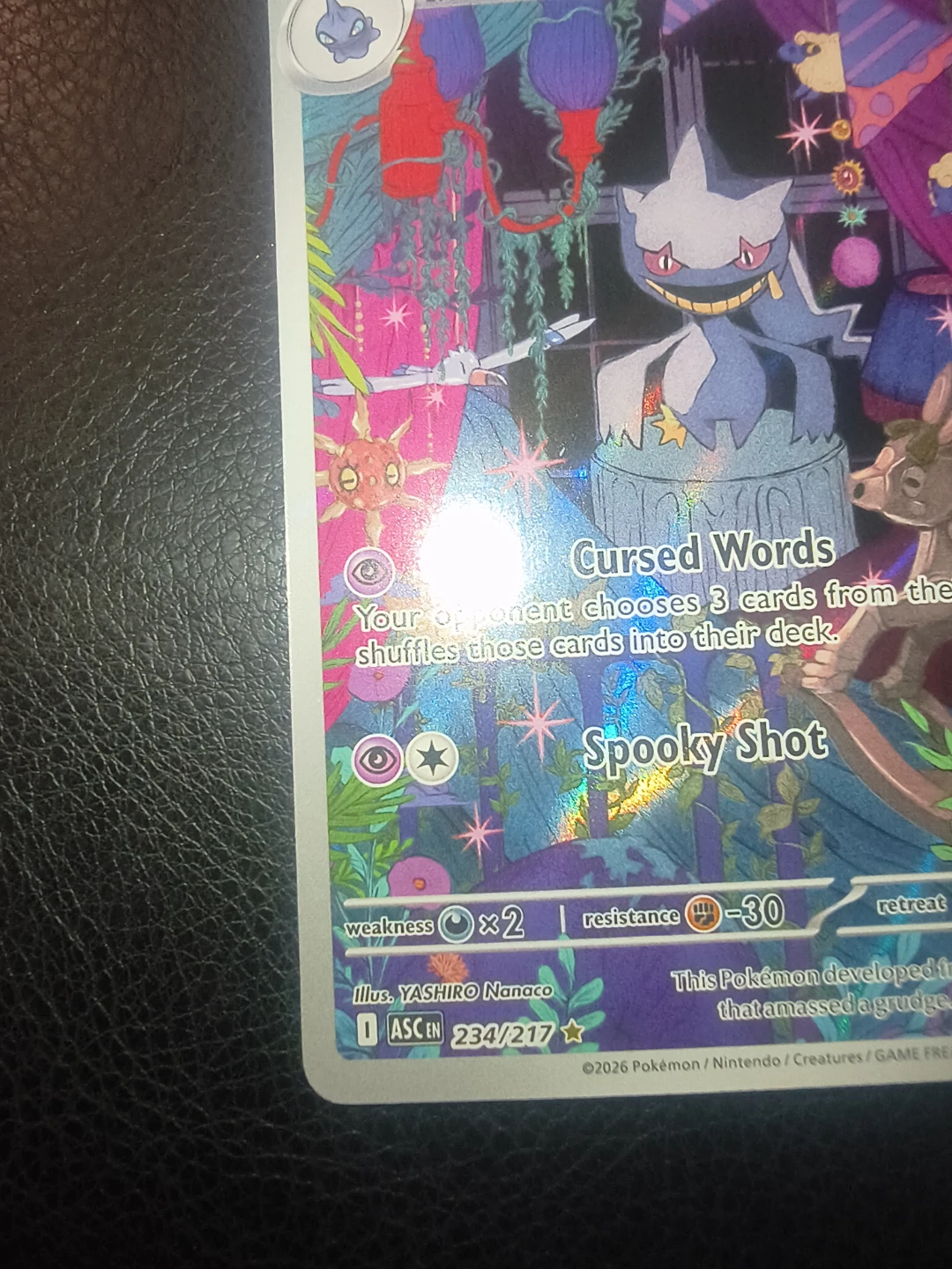 Pokemon Banette Stage 1 Trading Card 234/217 - photo 5
