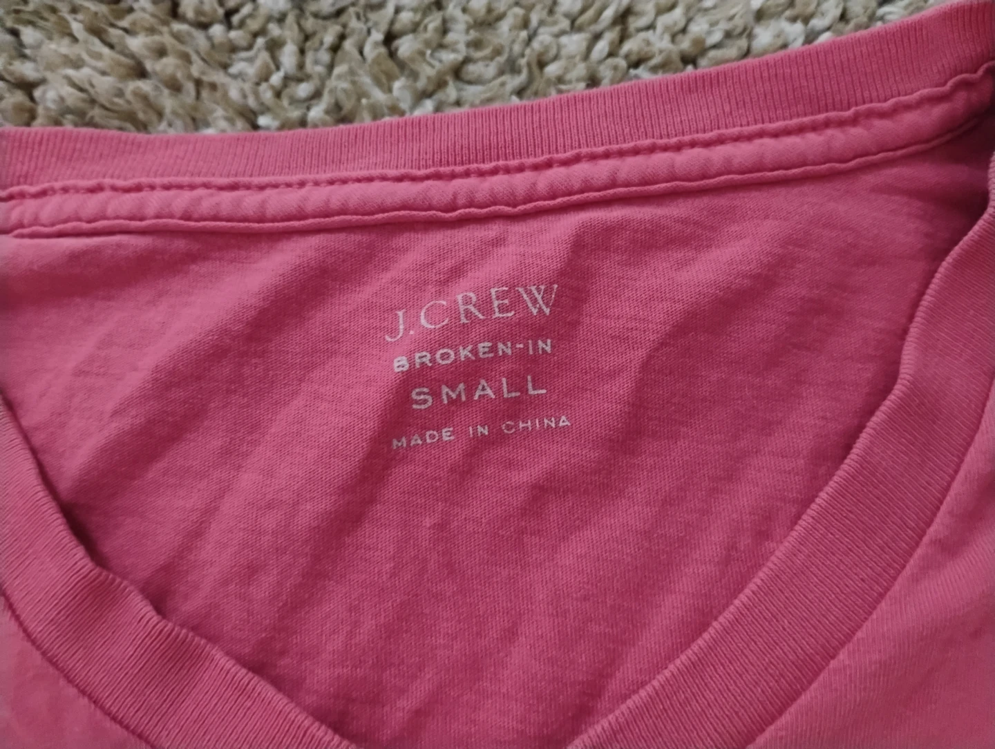 Tshirt - Solid Pink color - Small - photo 3