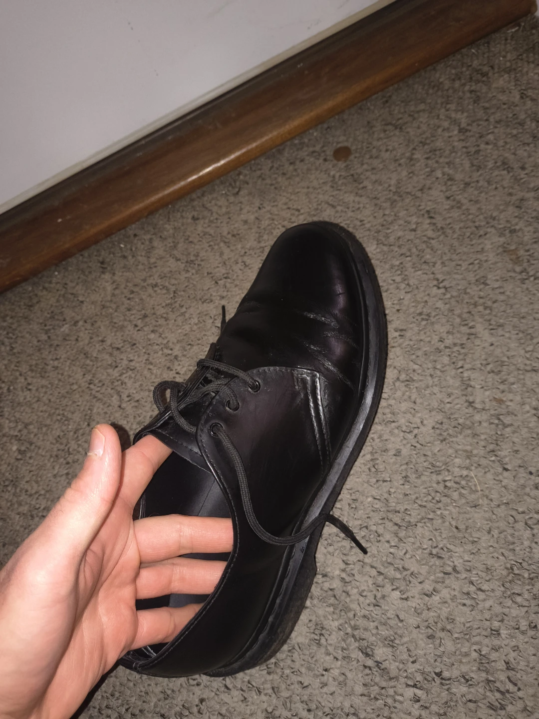Dr. Martens Black Leather Oxford Shoes - photo 2