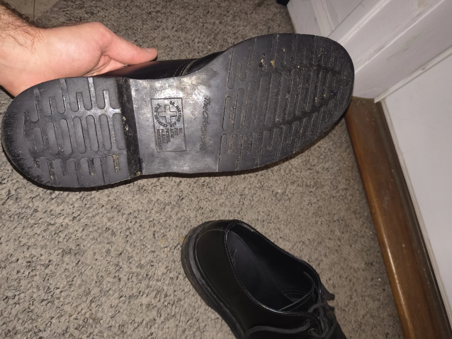 Dr. Martens Black Leather Oxford Shoes - photo 3