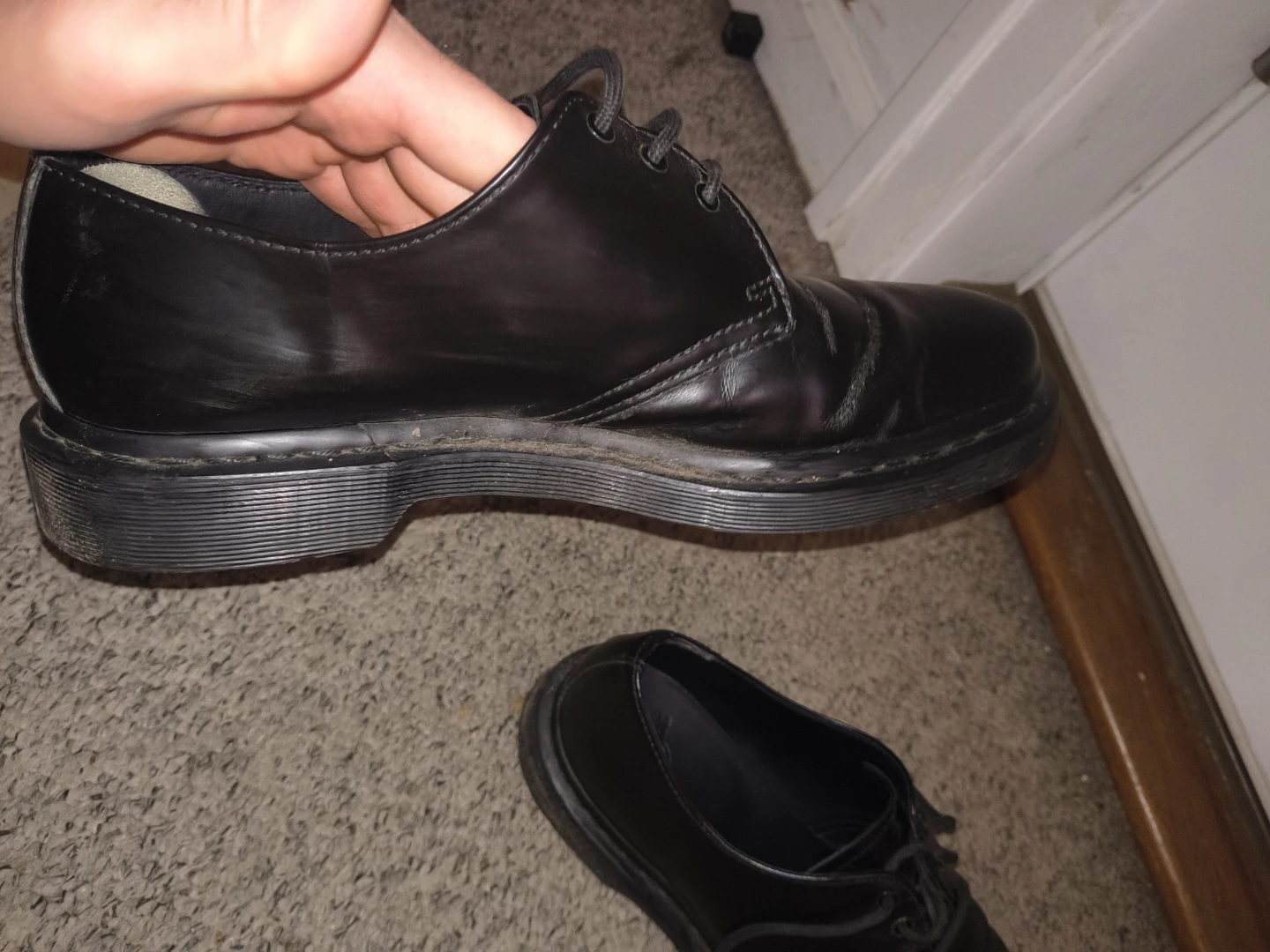 Dr. Martens Black Leather Oxford Shoes - photo 4