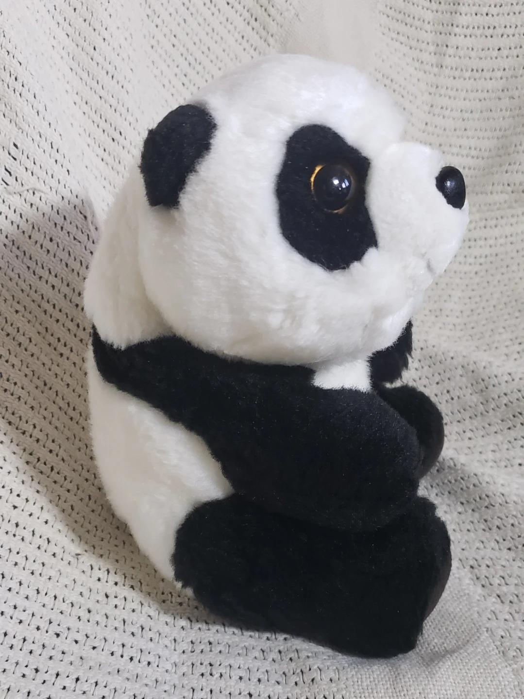 Medium Sized Stuffed Animal - Black and White Panda - photo 2