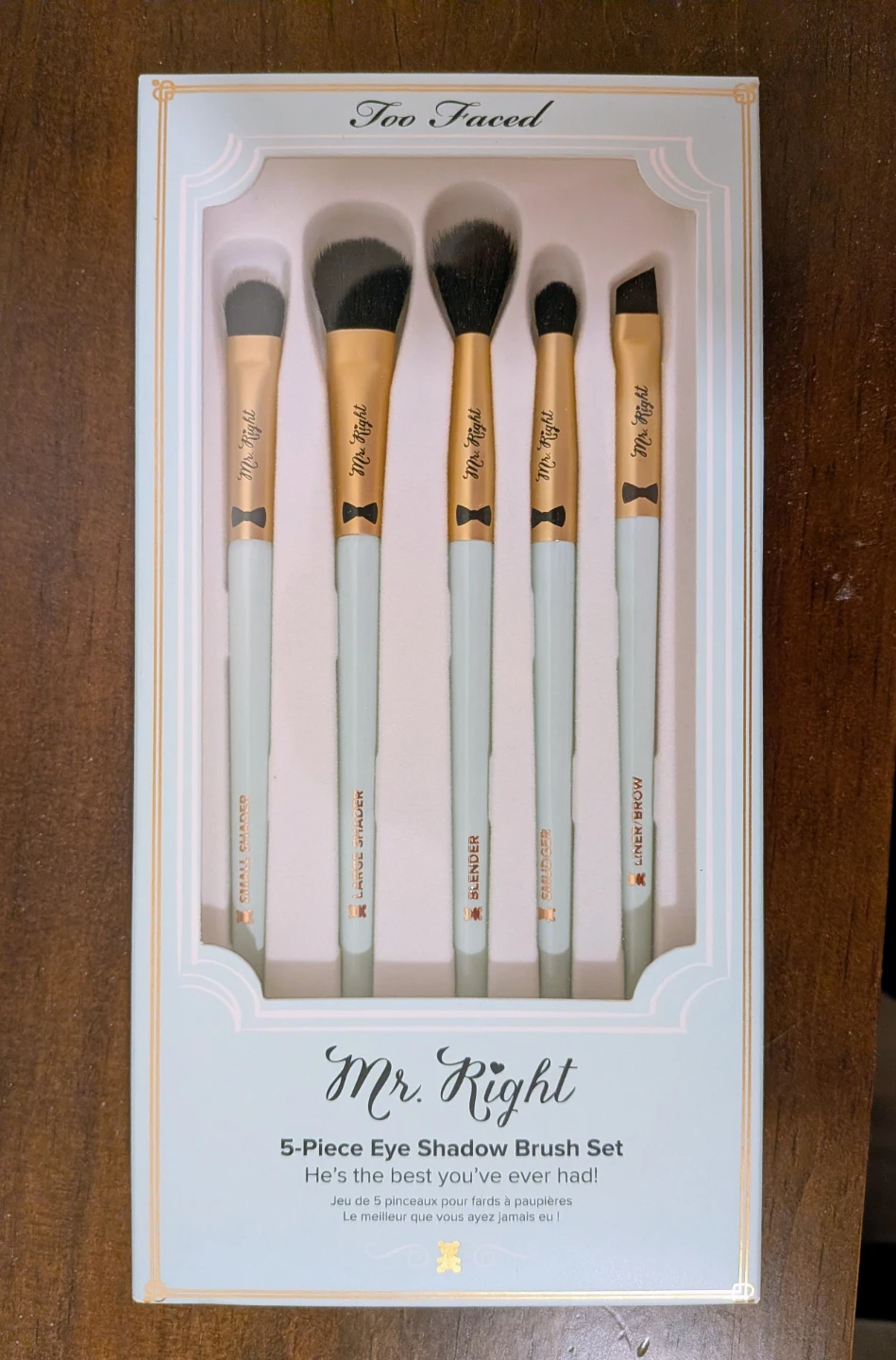 Too Faced Mr. Right 5-Piece Eye Shadow Brush Set