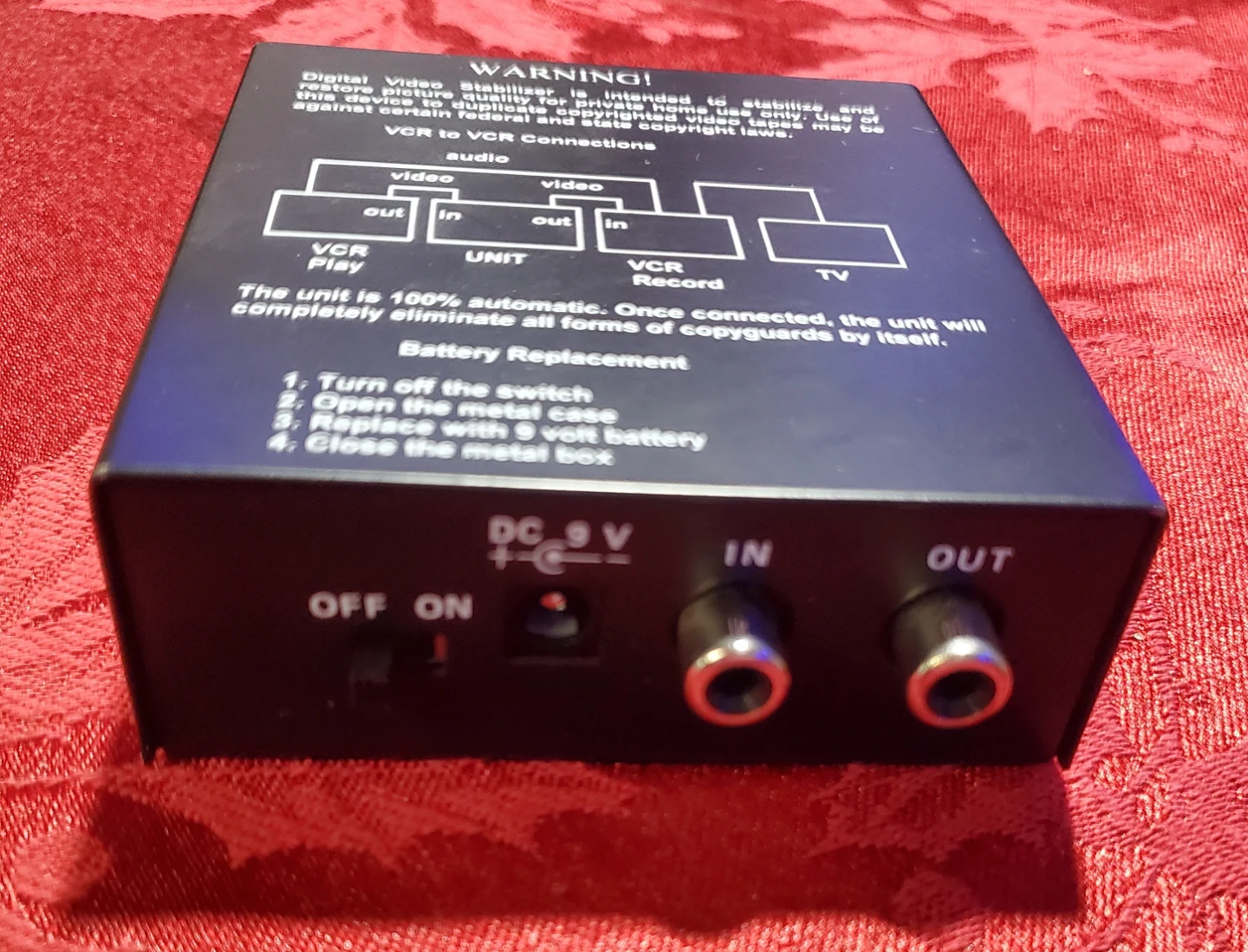 Digital Video Stabilizer VS-14 - photo 3