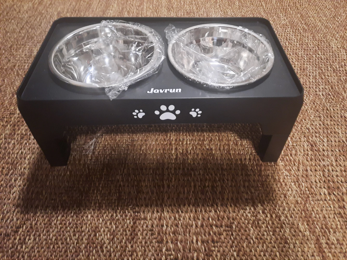 Jovrun Elevated Pet Bowl Set