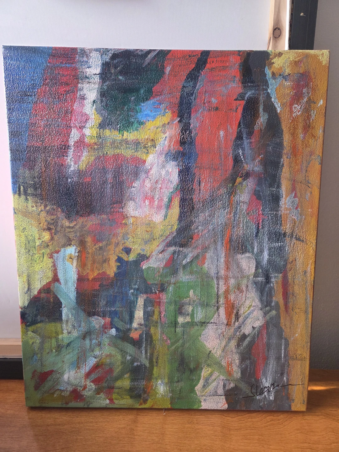 Abstract Canvas Painting