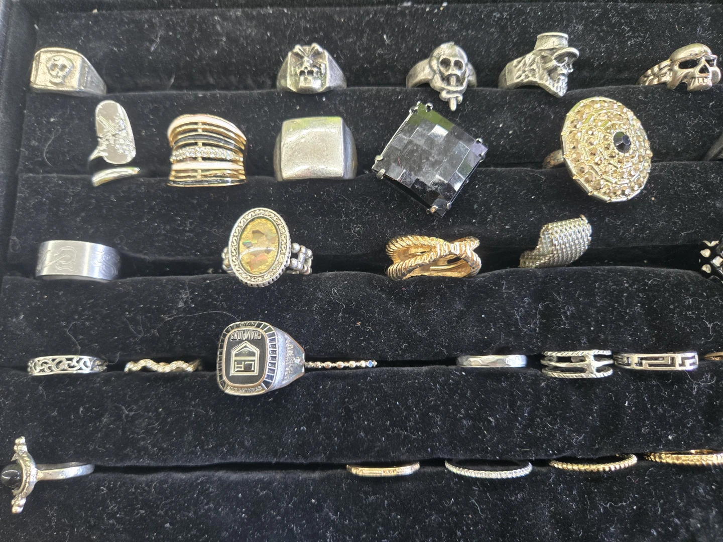 Vintage Costume Jewelry Lot - Rings, Necklaces $15 Each - photo 2