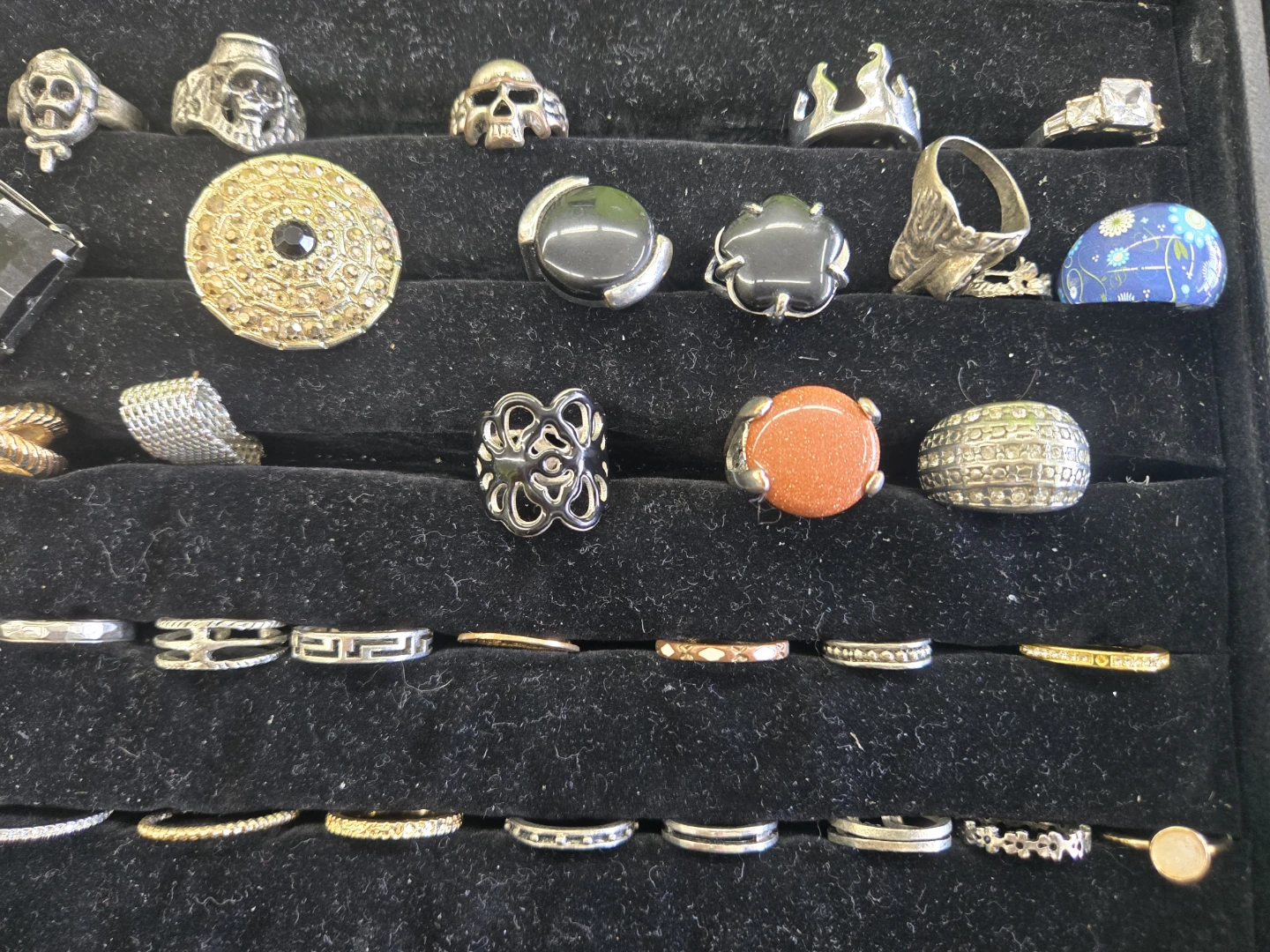 Vintage Costume Jewelry Lot - Rings, Necklaces $15 Each - photo 3