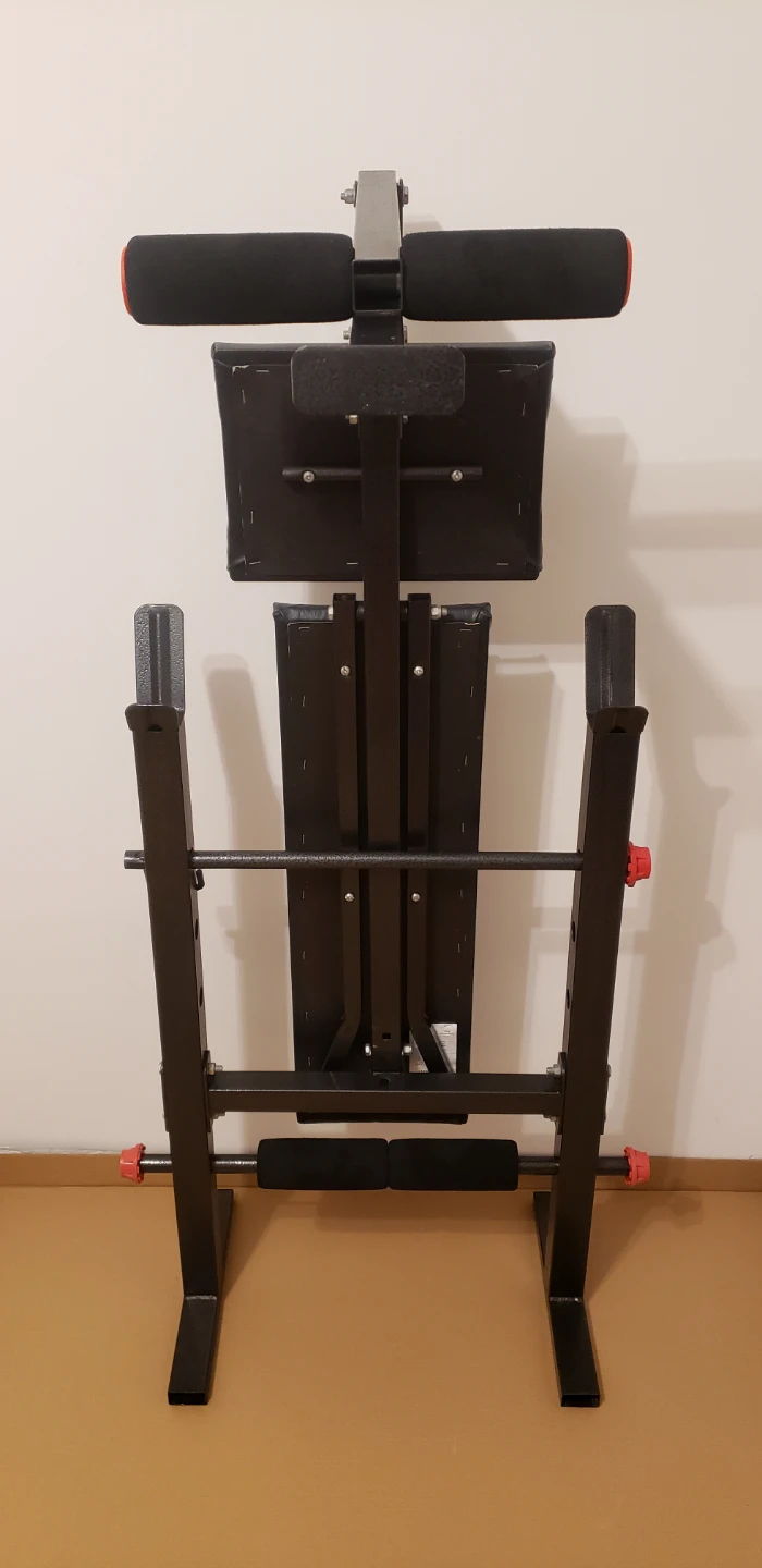 York 210 Folding Bench with Free Barbells - photo 4