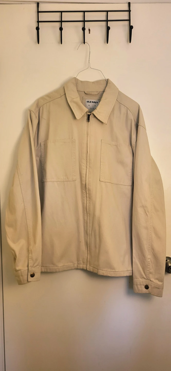 Old Navy Canvas Chore Jacket XL Tan  Vintage Y2K Workwear