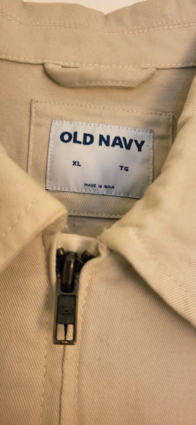 Old Navy Canvas Chore Jacket XL Tan  Vintage Y2K Workwear - photo 2