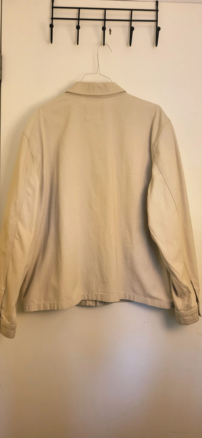 Old Navy Canvas Chore Jacket XL Tan  Vintage Y2K Workwear - photo 3