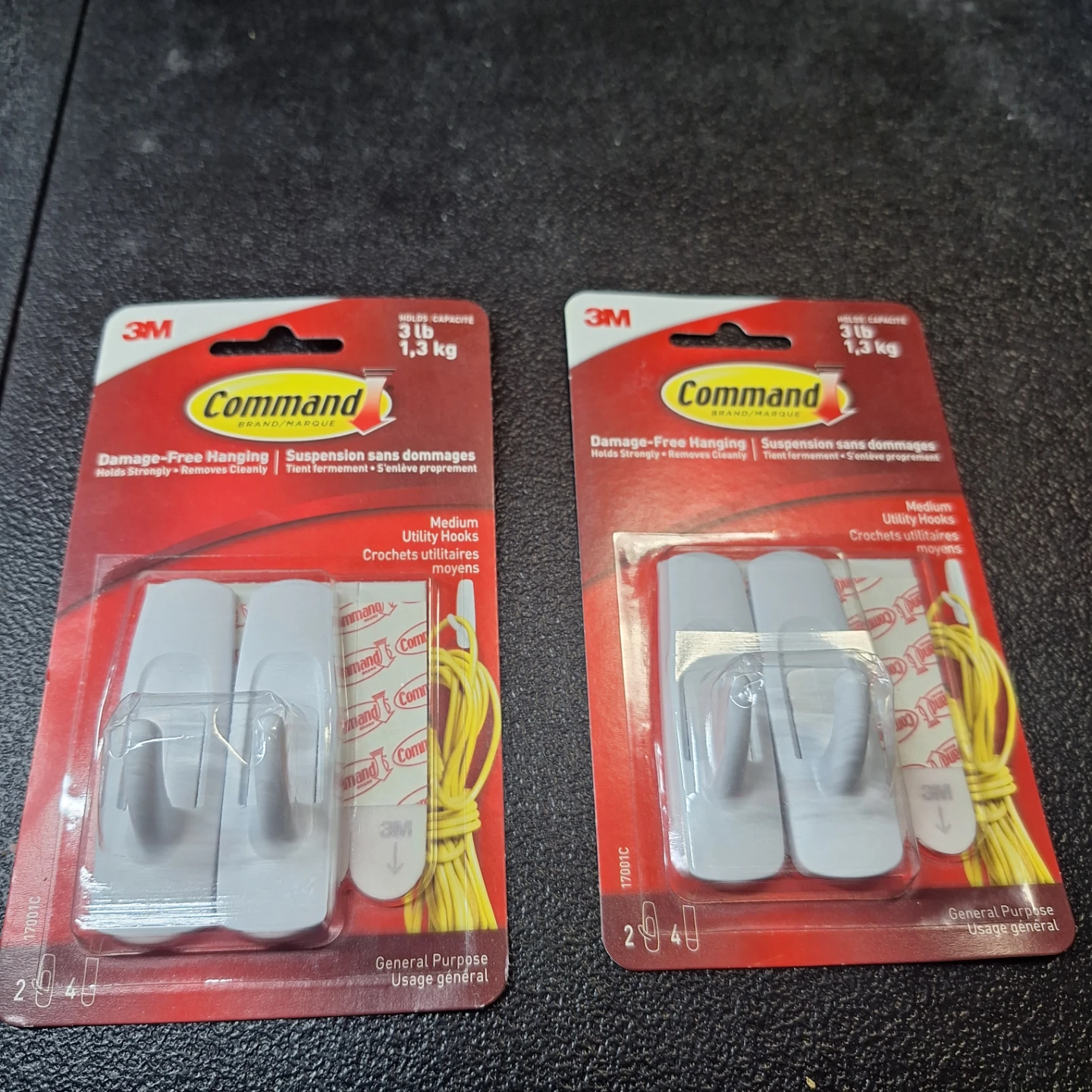 Command Medium Utility Hooks - 3 lb capacity
