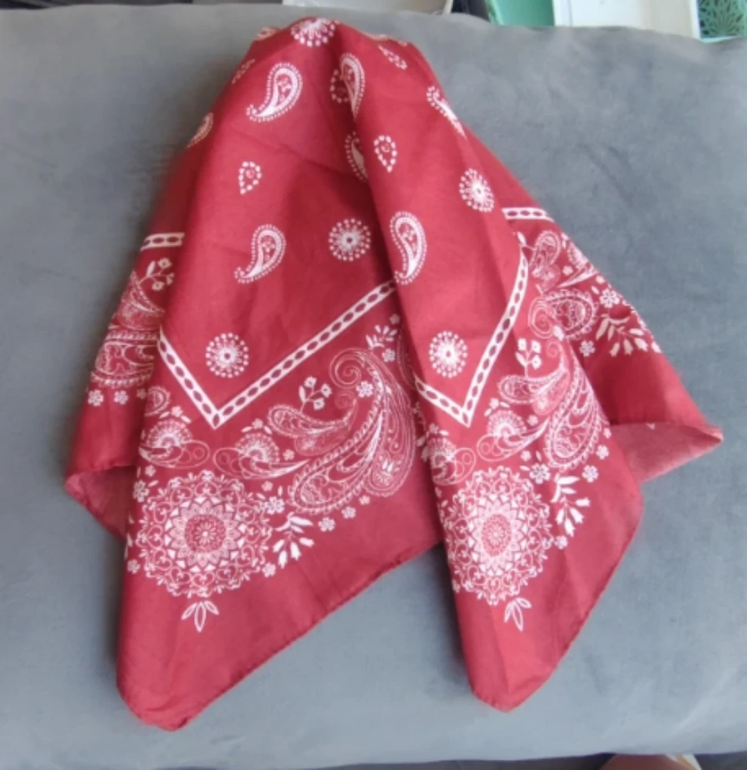 Red Paisley Bandana - photo 3