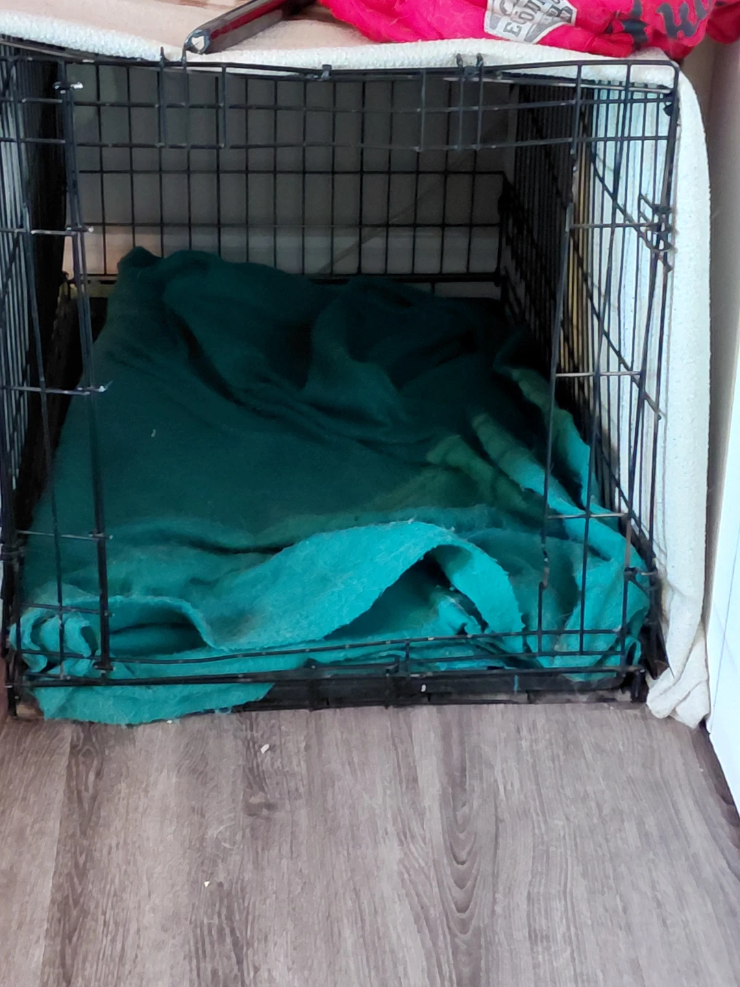 Wire Dog Crate with Blanket - photo 3
