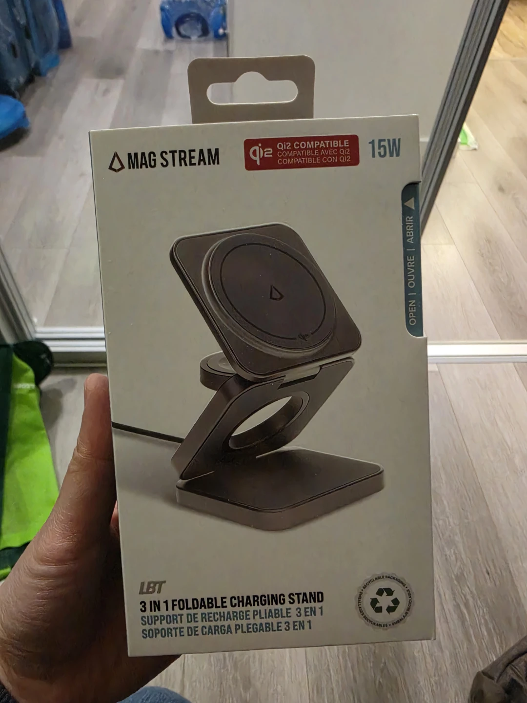 LBT 3-in-1 Foldable Mag Stream Wireless Charging Stand