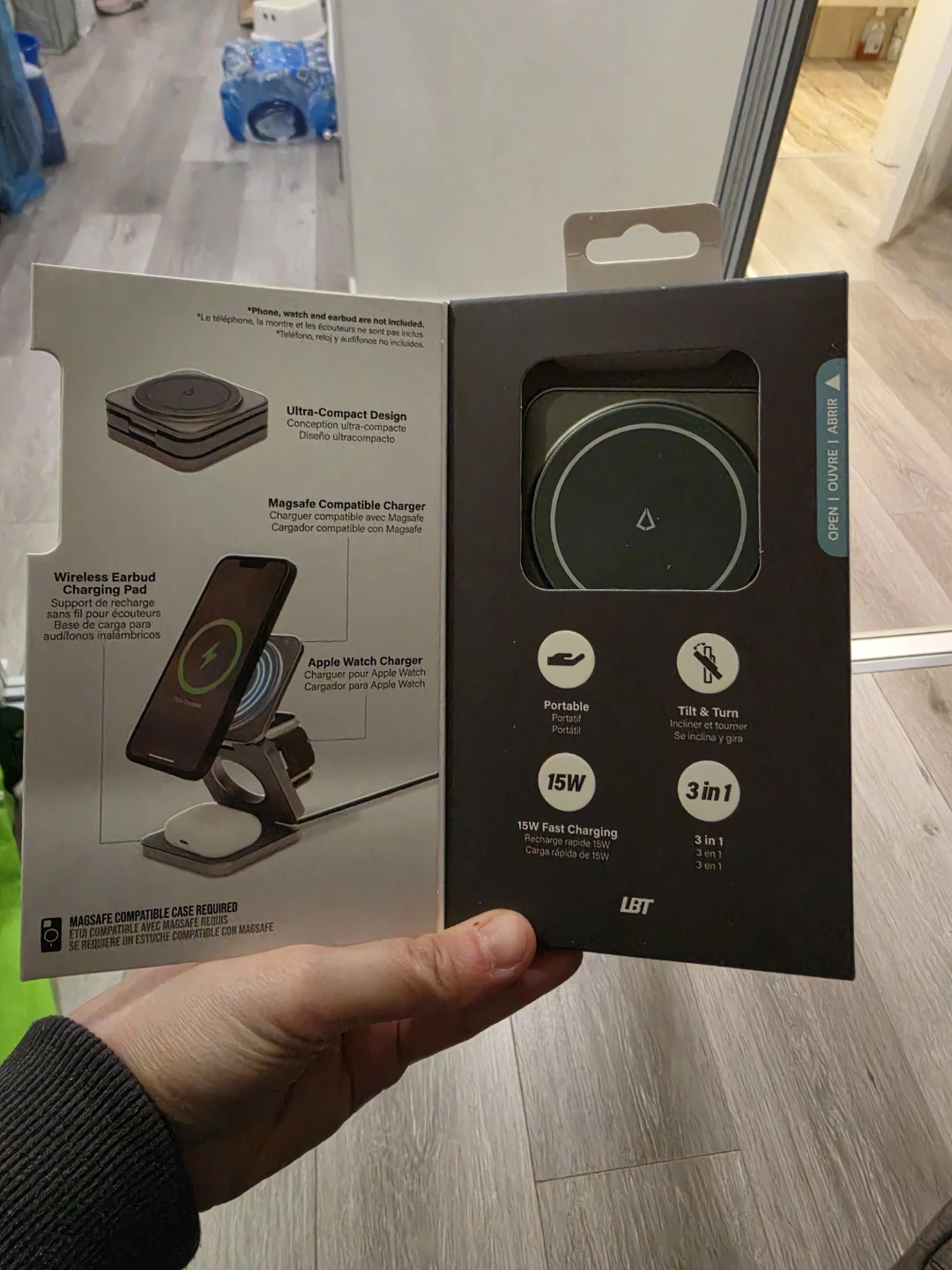 LBT 3-in-1 Foldable Mag Stream Wireless Charging Stand - photo 3