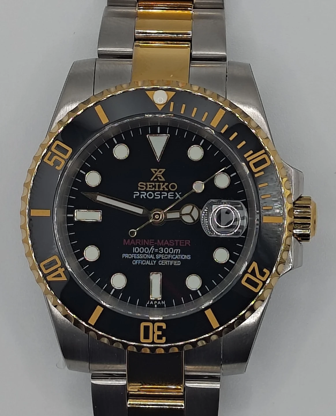 MOD Seiko Prospex Marine Master Automatic Watch