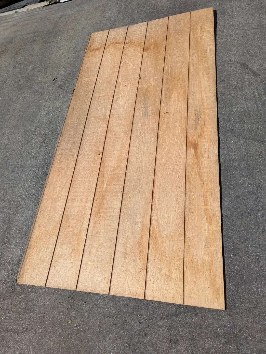 1/2"   thick, 4' x 8' plywood