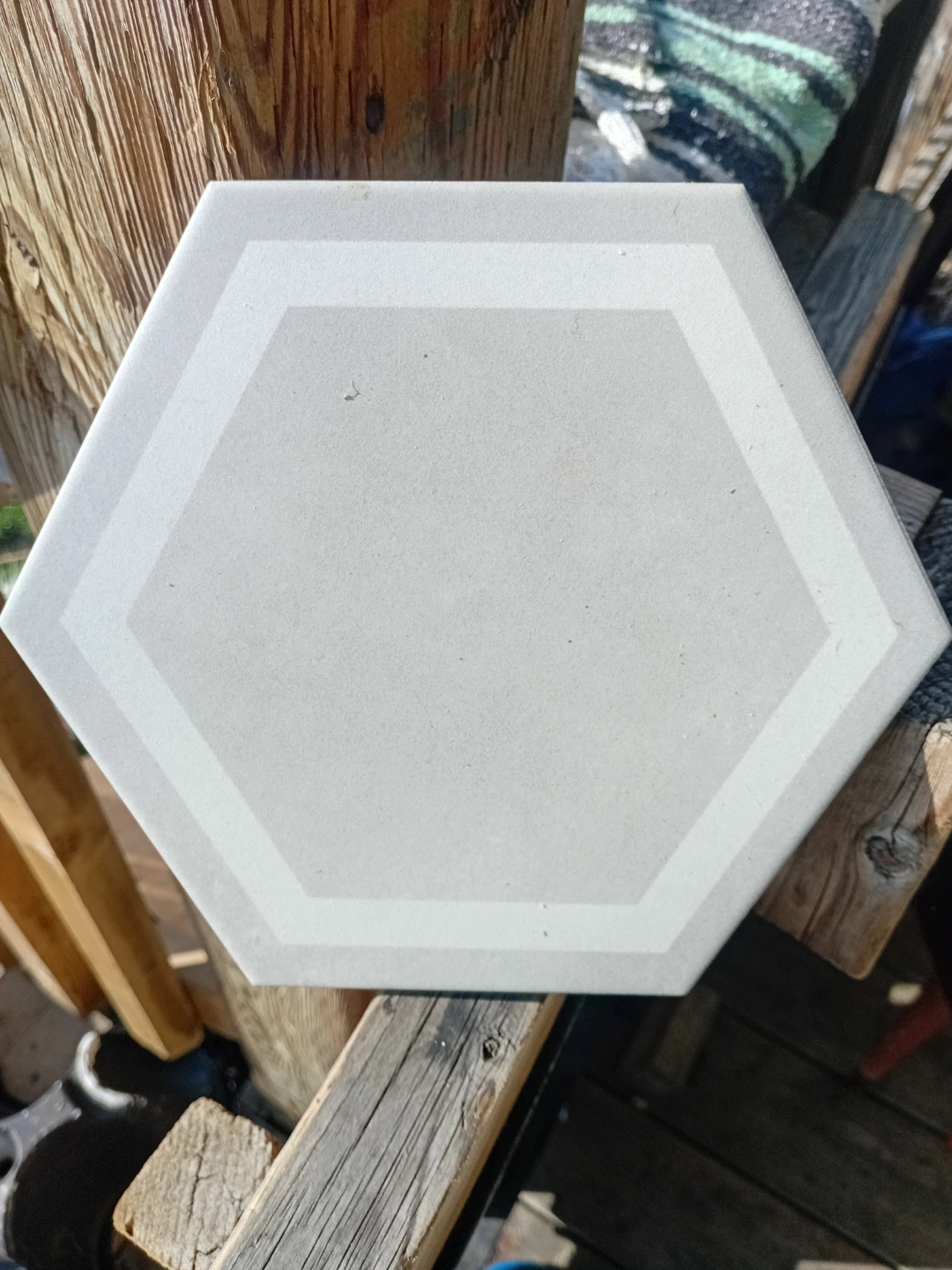 Anatolia Tile Stone Porcelain Hexagonal Tile - 7 in x 8 in