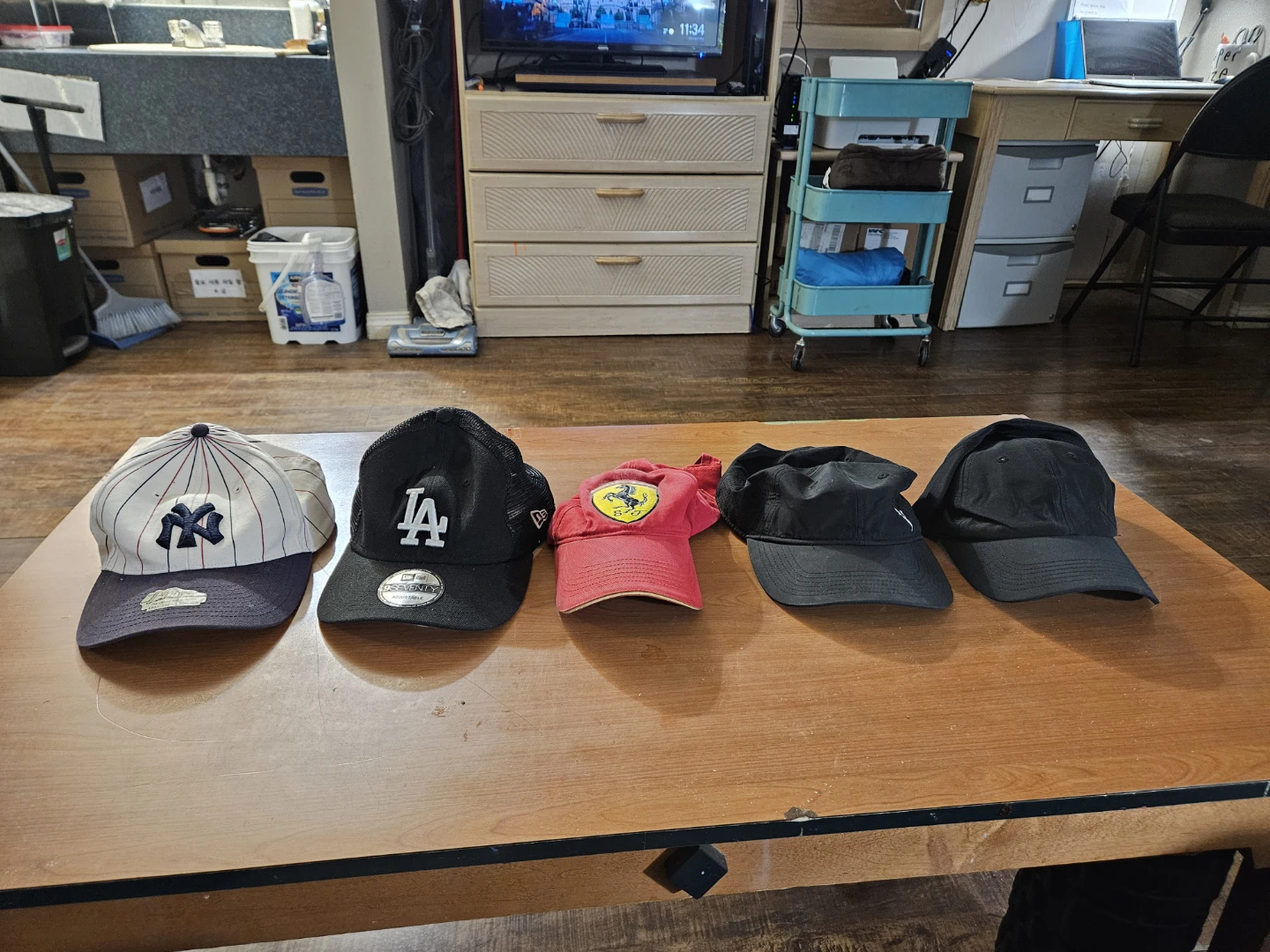 New York Yankees, LA Dodgers, Ferrari & Puma Baseball Caps