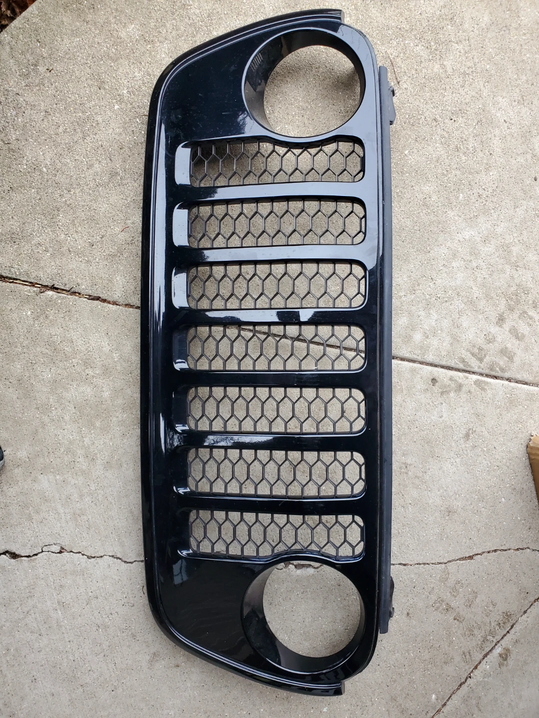 Black Front Grille for Jeep Wrangler