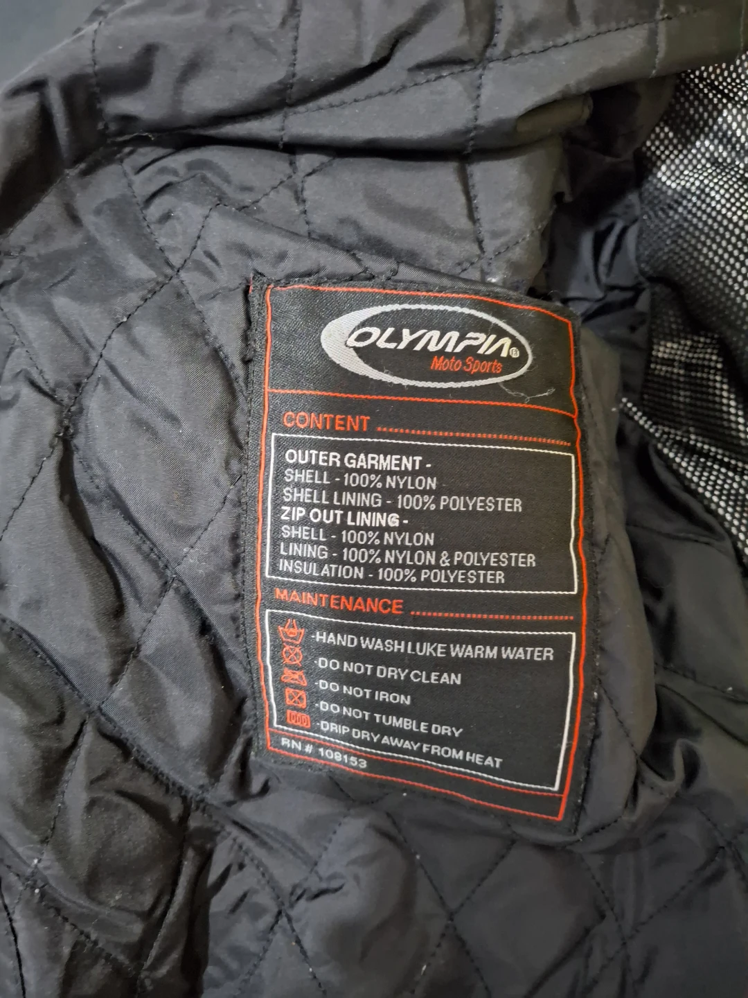 Olympia Moto Sports Hi-Vis Motorcycle Jacket - photo 3