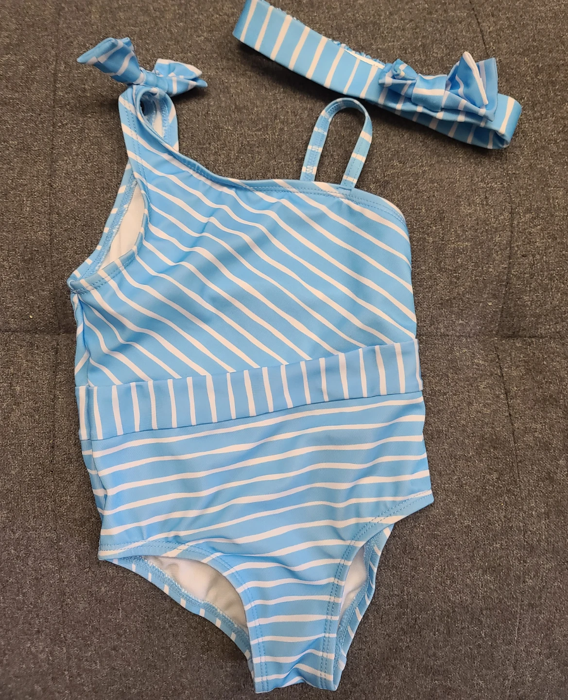 Baby Swimsuit and Headband Set - 2T