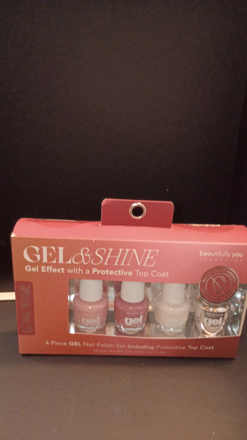 Beautifully You Gel & Shine 4 Piece Nail Polish Set