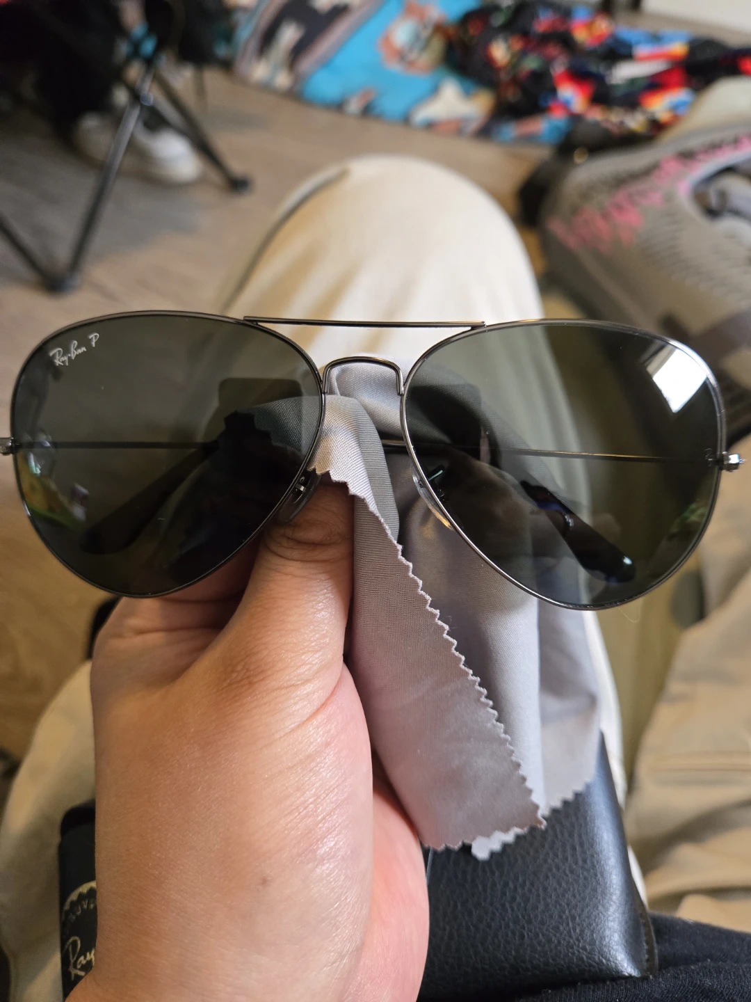 Rayban Aviator Total Black Sunglasses