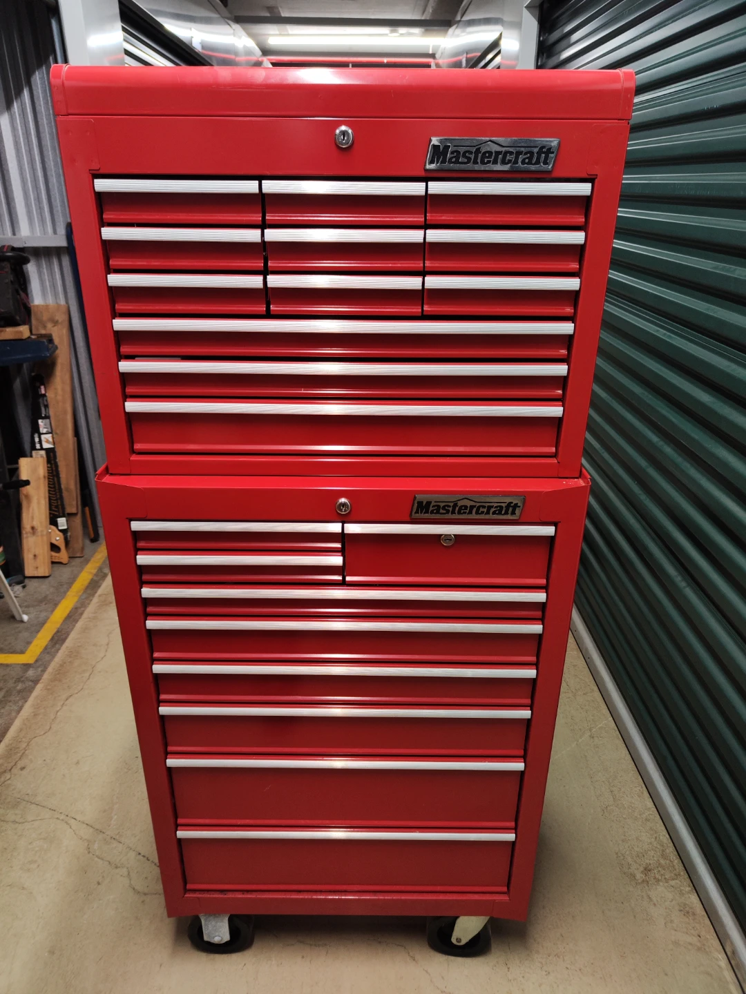 Mastercraft Red Rolling Tool Chest