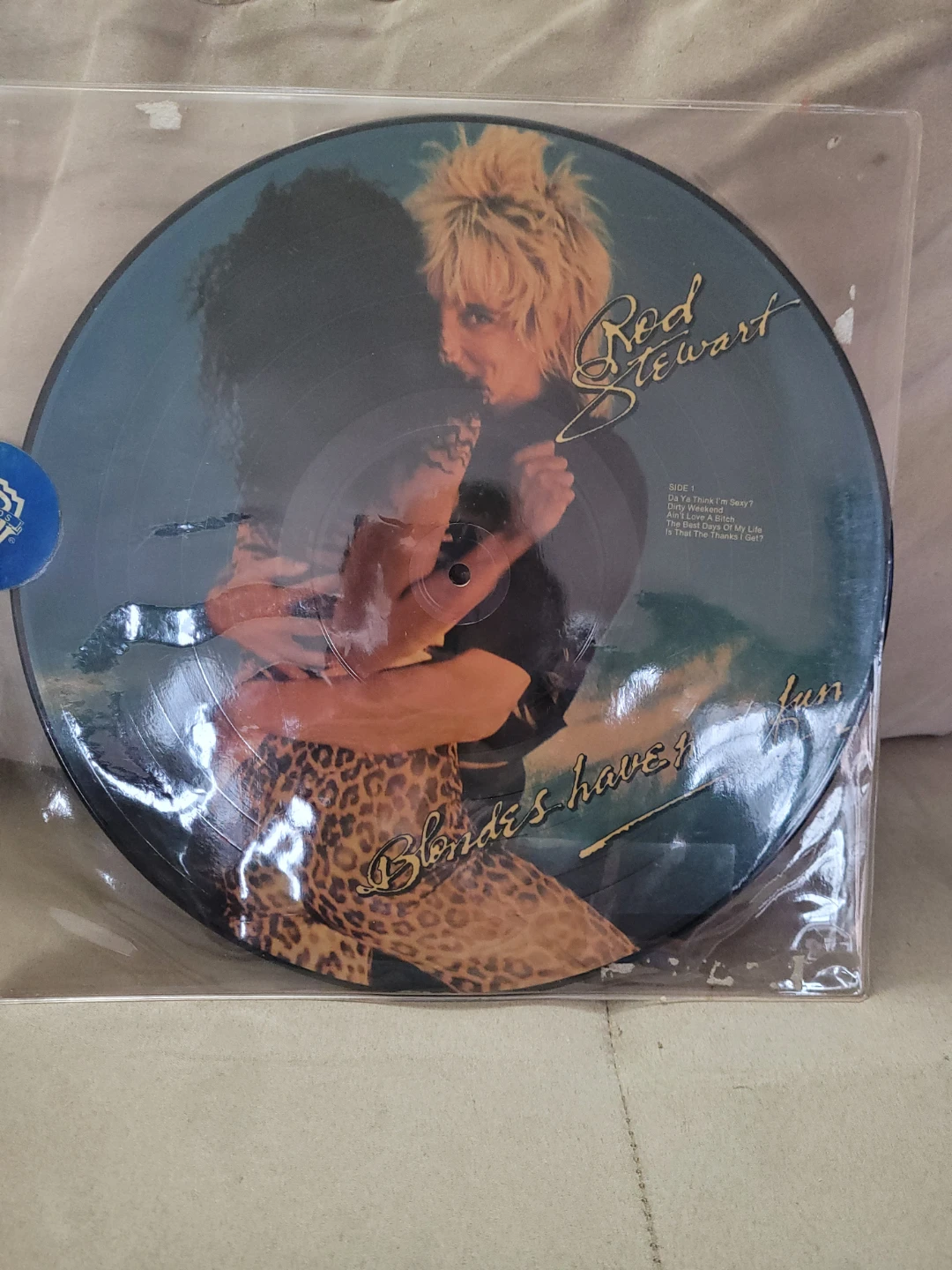 Rod Stewart Blondes Have More Fun Picture Disc Vinyl Record