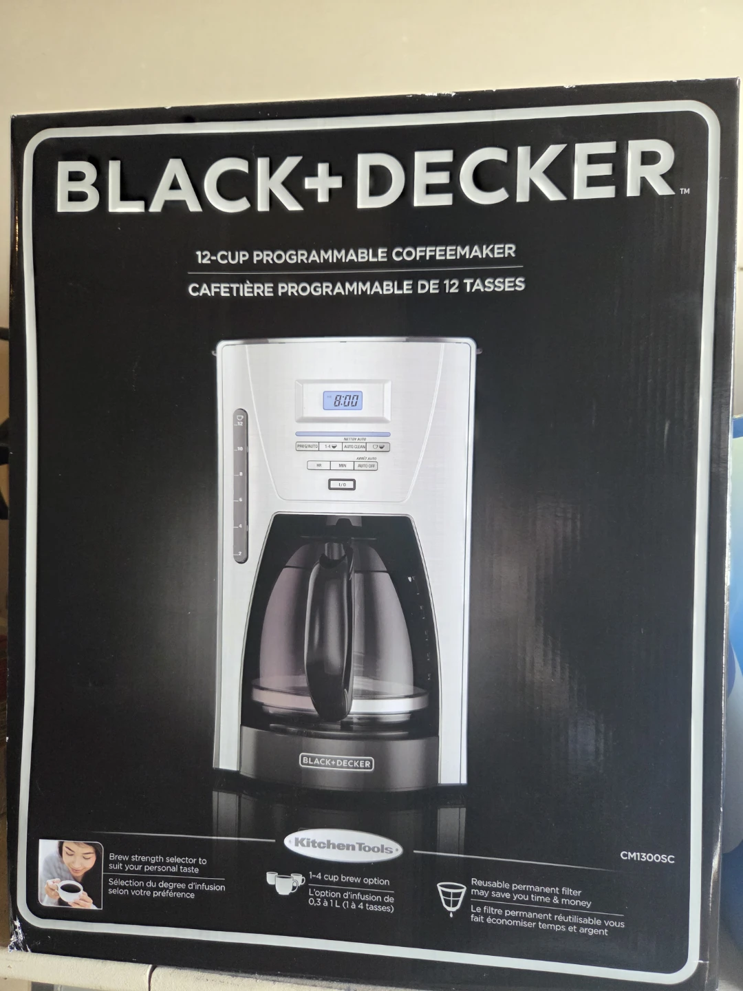 Black+Decker 12-Cup Programmable Coffeemaker