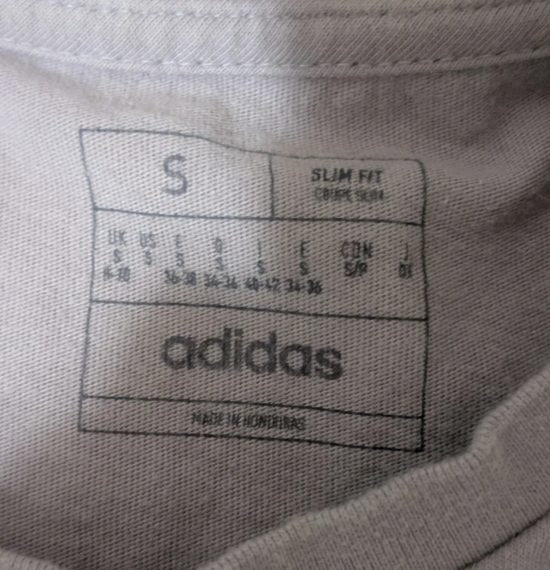 Adidas 3-Stripes T-Shirt - Lavender - Size S - photo 3